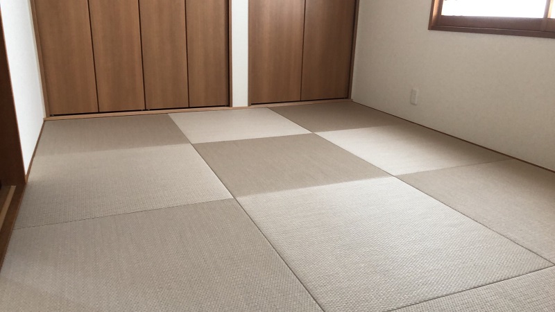 琉球畳の施工例